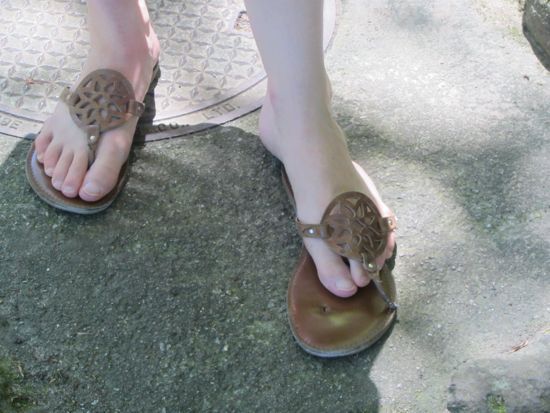 Broken Sandals in Nara